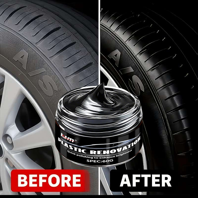 Trim Restorer Plastic - KJM Long-Lasting Car Tire & Rubber