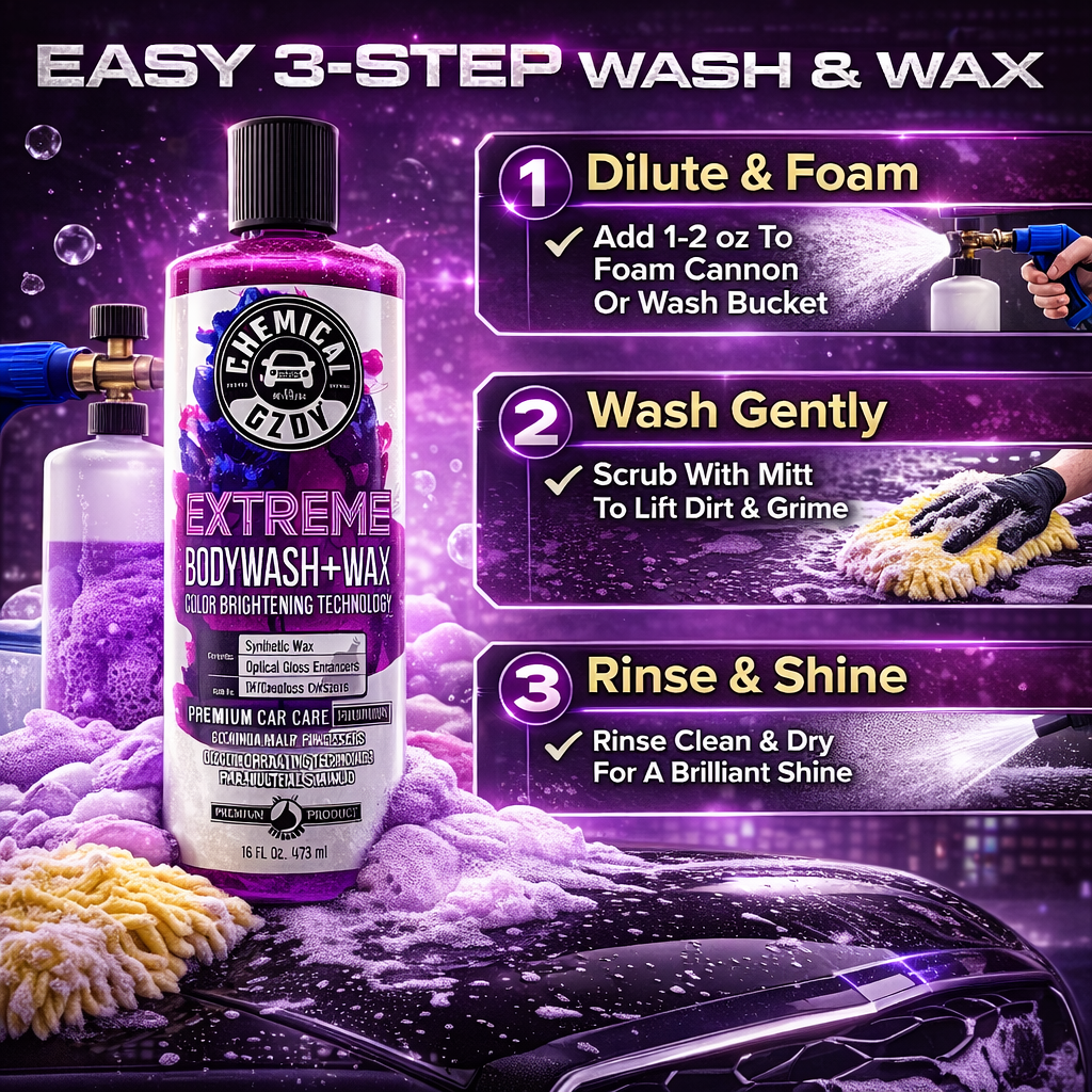 High Foaming Car Wash Shampoo  - Car Shampoo Ph incelemesi ve fiyatı