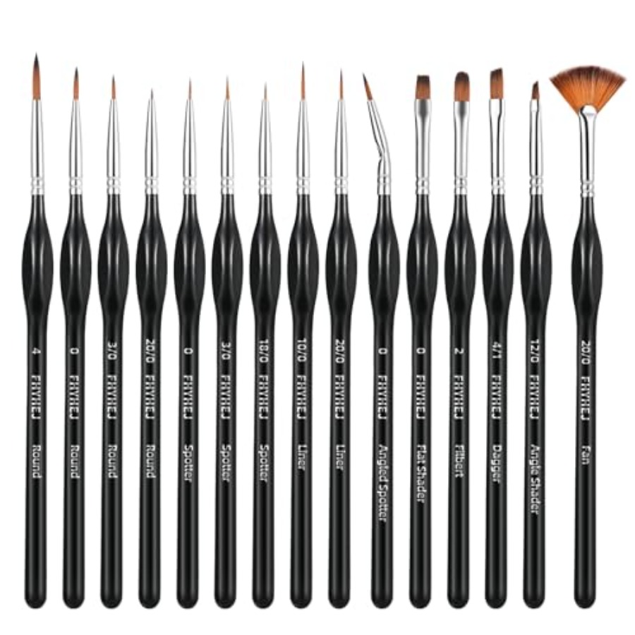 Detail Paint Brushes Set, 15PC - Detailing Brush Set incelemesi ve fiyatı