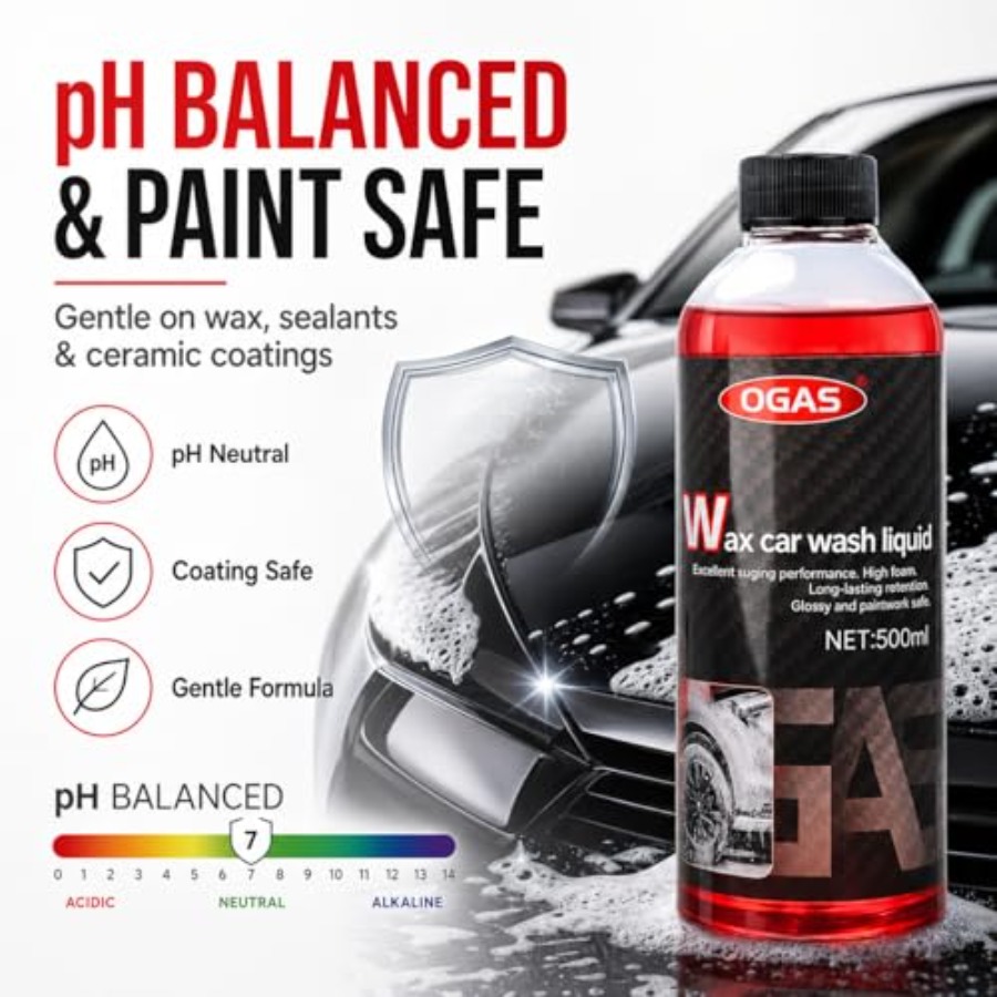 Car Wash Soap High Foam, pH Ba - Car Shampoo Ph incelemesi ve fiyatı