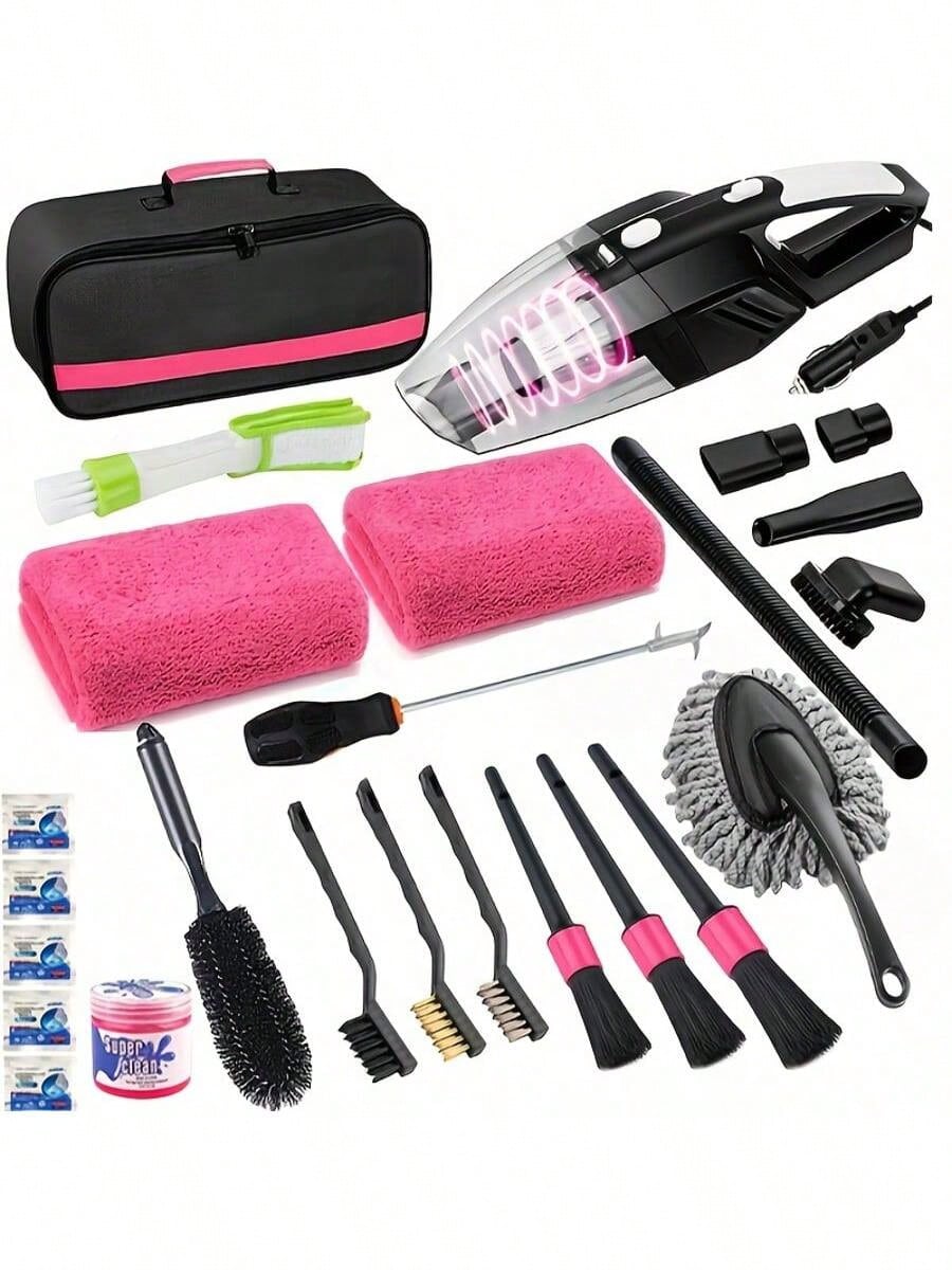 25pcs Car Cleaning Wash Kit In - Interior Detailing Kit incelemesi ve fiyatı