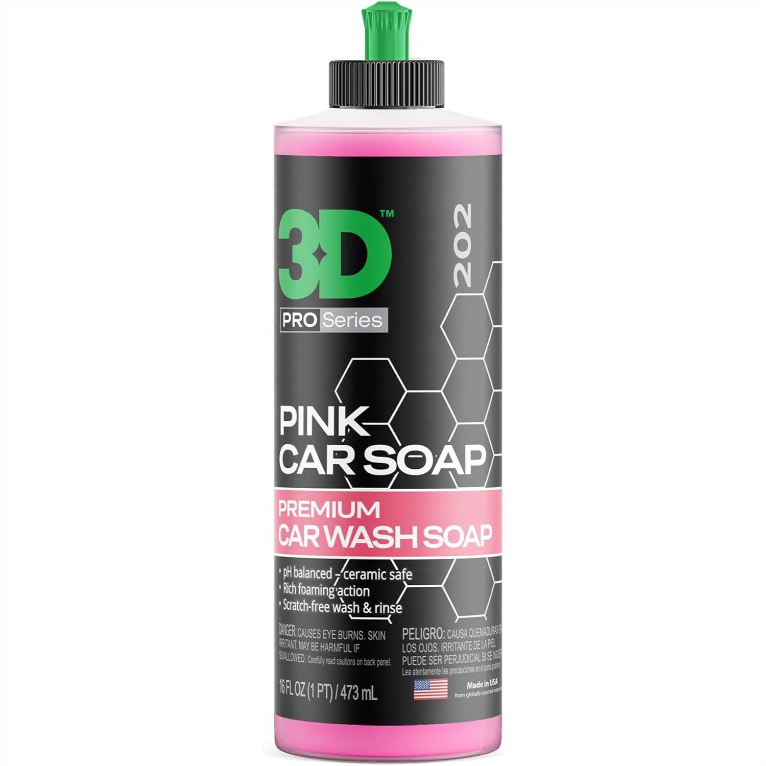 3D Pink Car Soap 16 oz pH Neut - Car Shampoo Ph incelemesi ve fiyatı