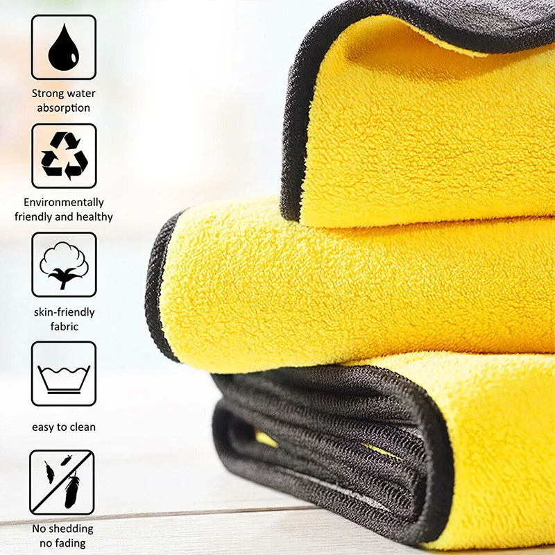 10/1Pcs Microfiber Cleaning To - Microfiber Towel Detailing incelemesi ve fiyatı