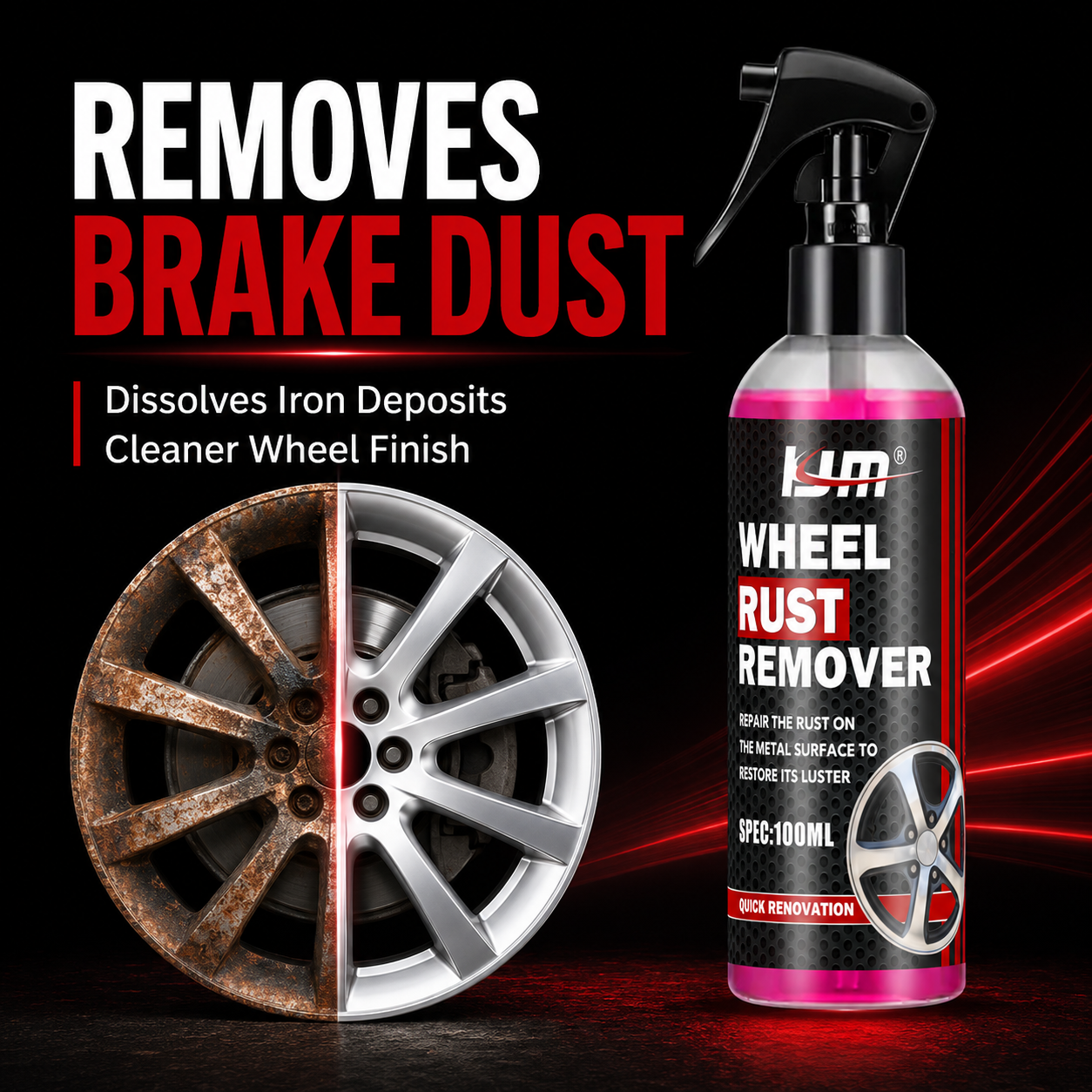 KJM Wheel Cleaner For Car Rims - Wheel Cleaner Alloy incelemesi ve fiyatı