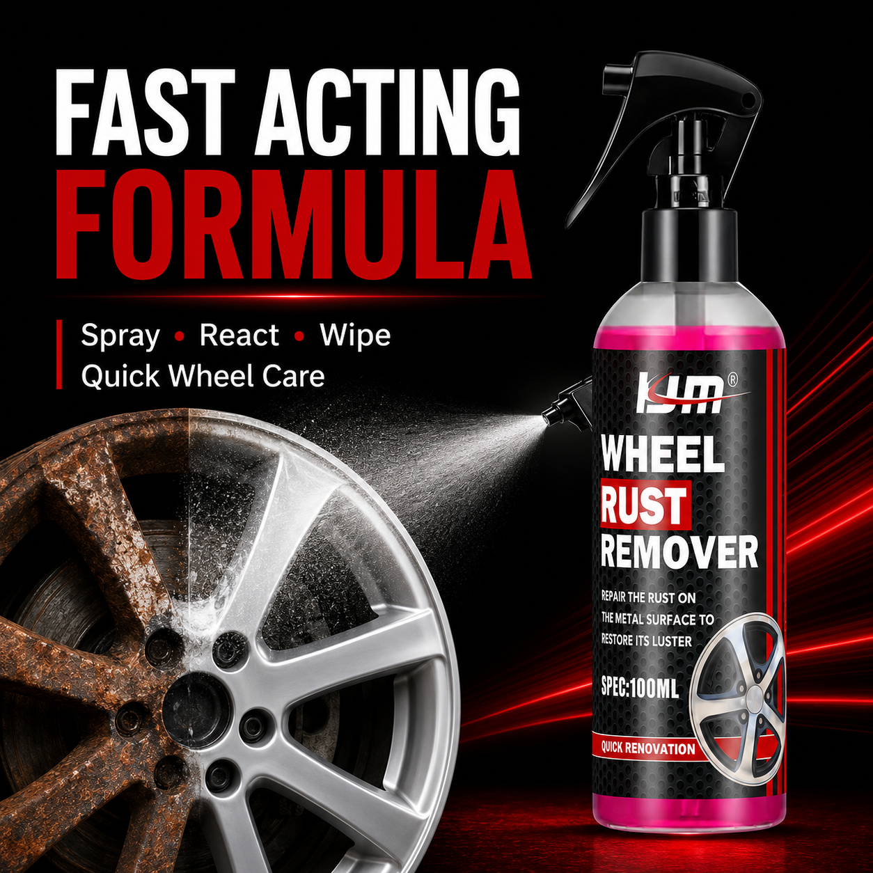 KJM Wheel Cleaner For Car Rims - Wheel Cleaner Alloy incelemesi ve fiyatı