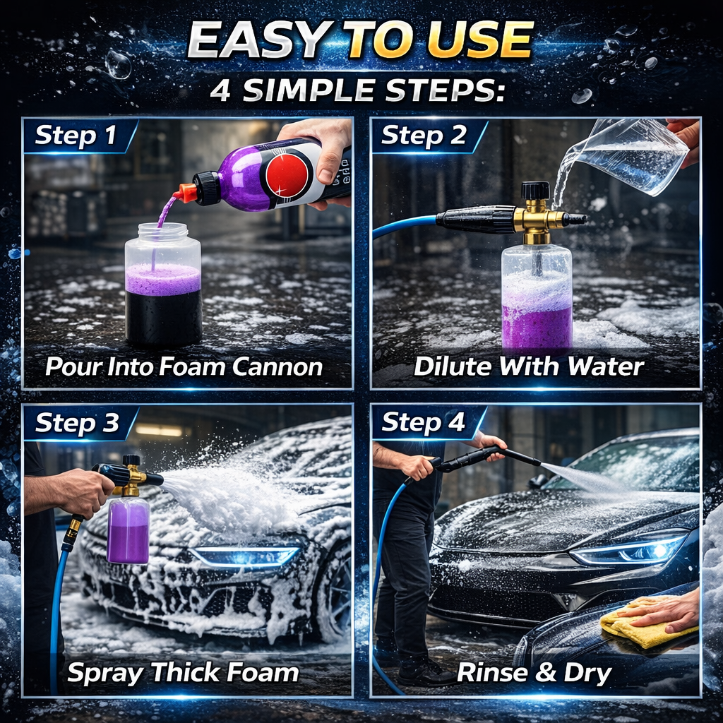 Car Wash Shampoo 16 OZ – Thick - Car Shampoo Ph incelemesi ve fiyatı