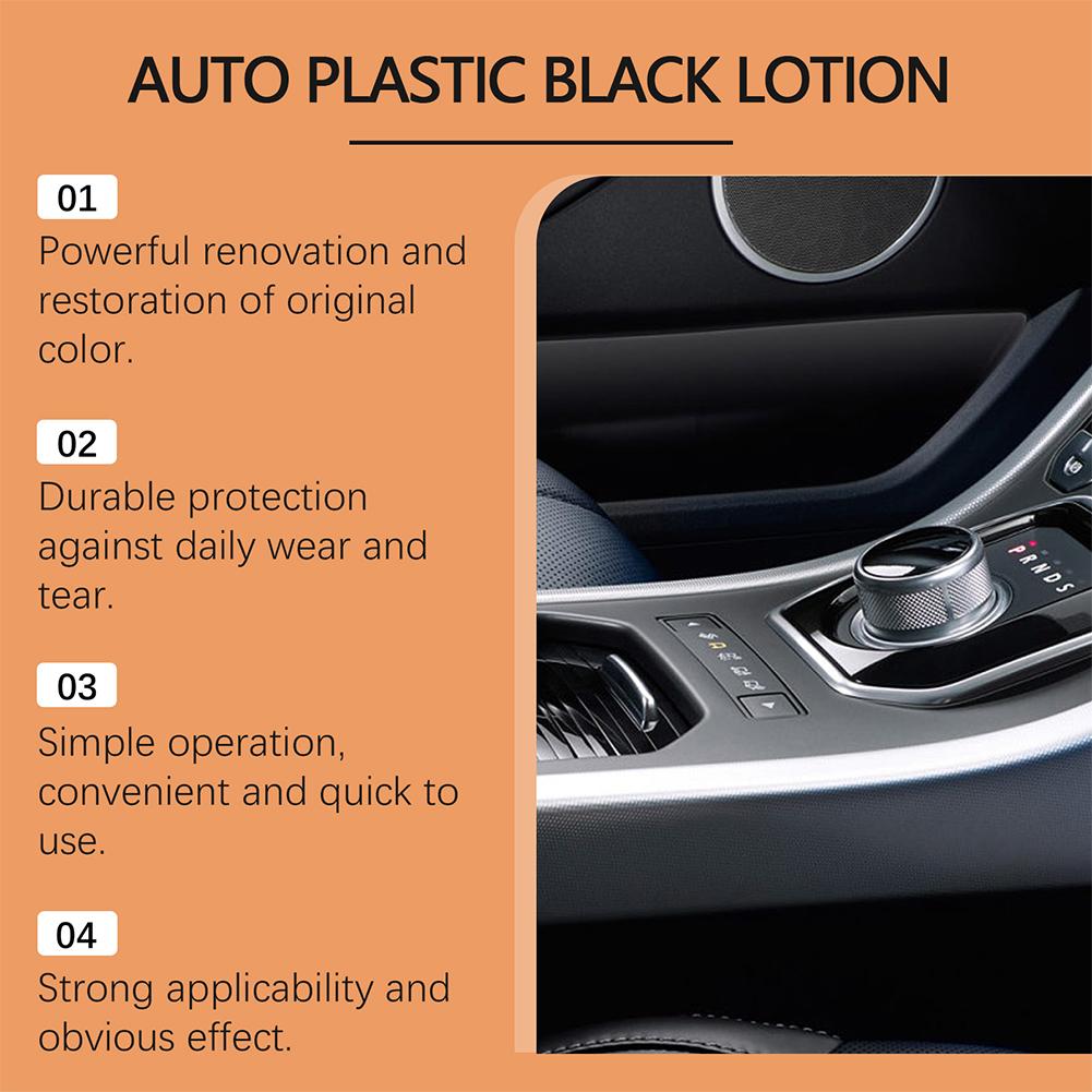 100/200ml Car Plastic Black Re - Trim Restorer Plastic incelemesi ve fiyatı