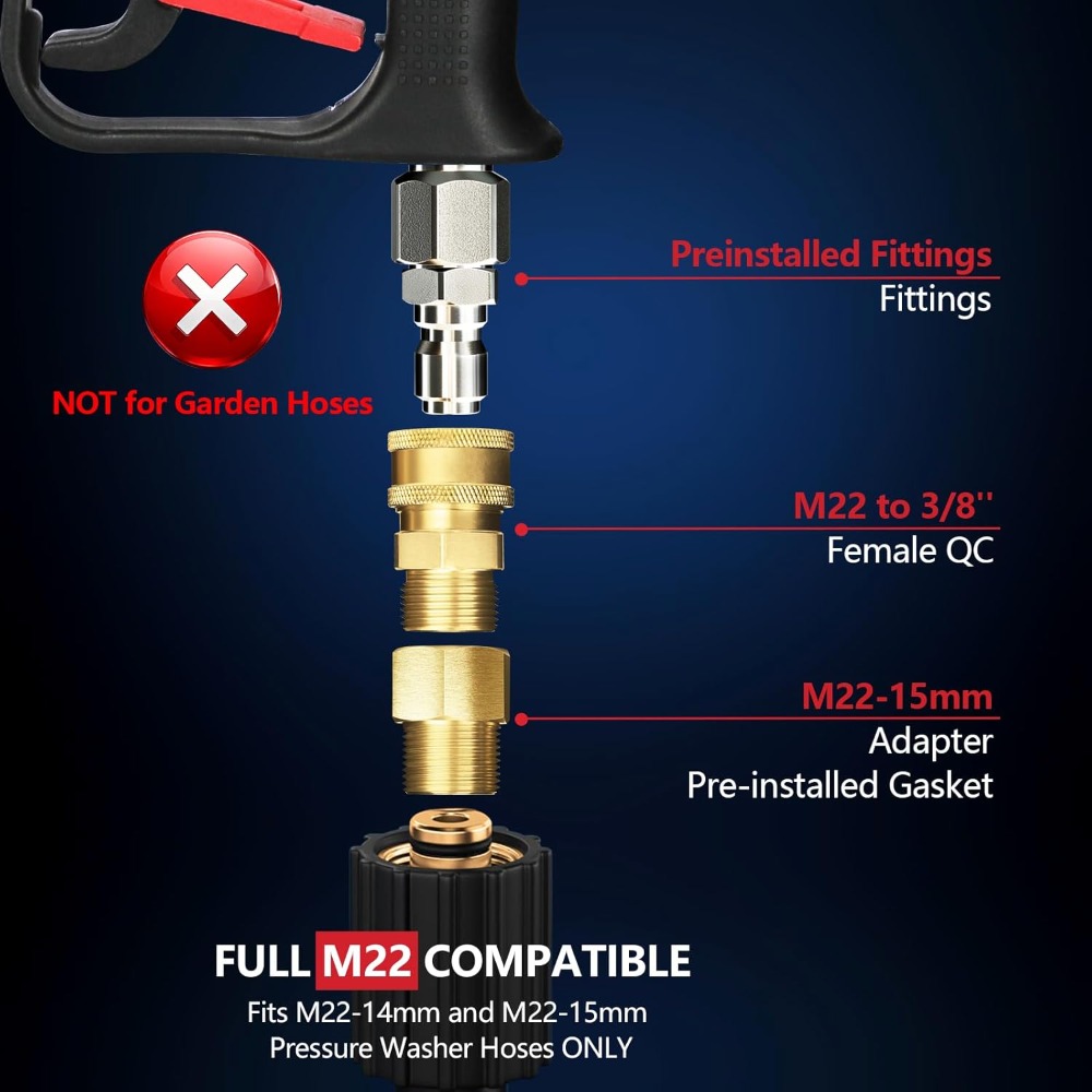 Short Pressure Washer Gun with - Pressure Washer Foam Gun incelemesi ve fiyatı