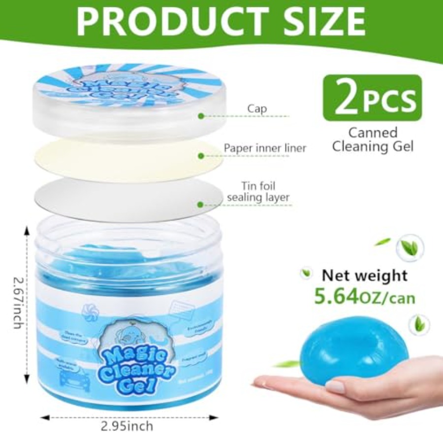 2 Pack Car Cleaning Gel Slime  - Interior Detailing Kit incelemesi ve fiyatı