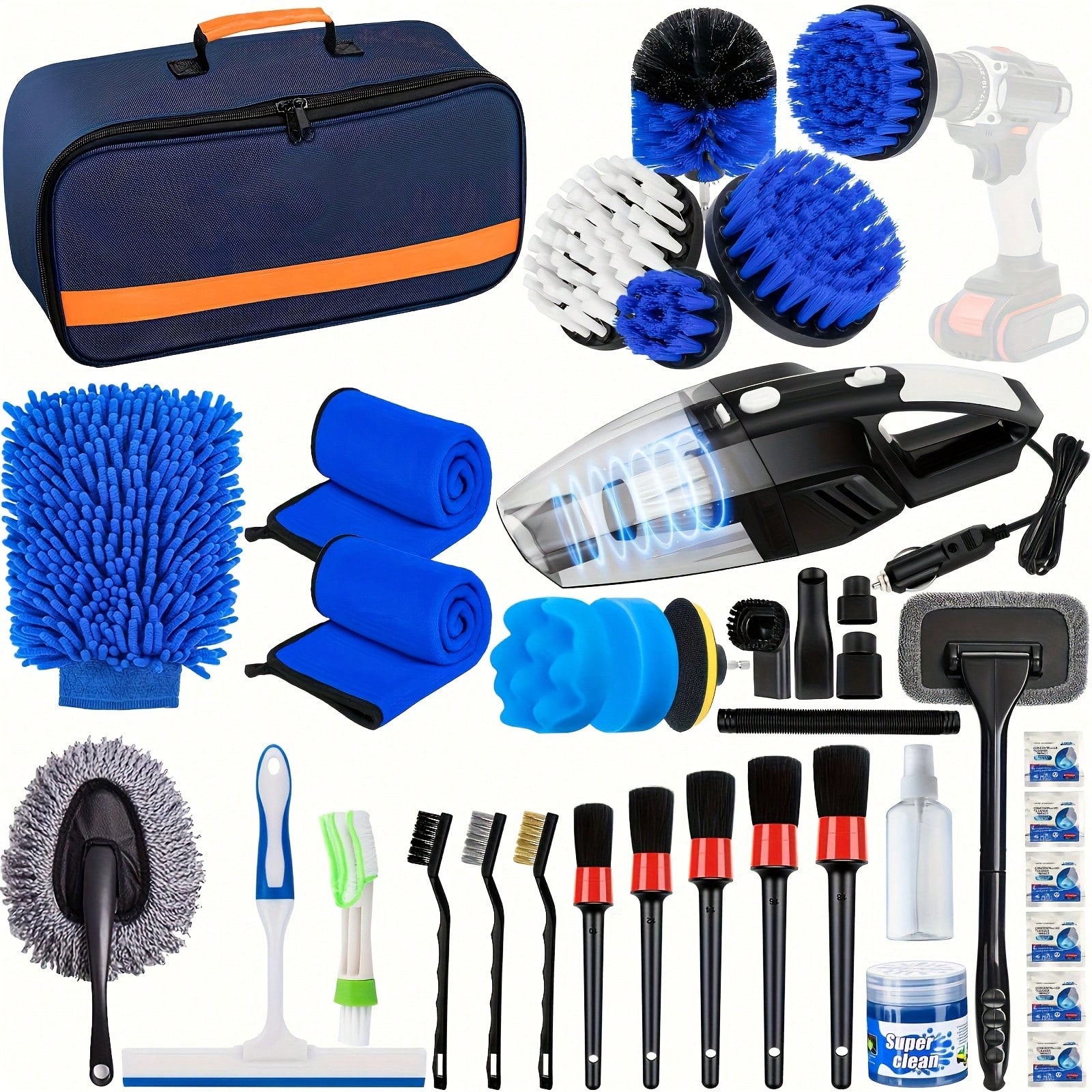 Car Detailing Brush Set, Car D - Interior Detailing Kit incelemesi ve fiyatı