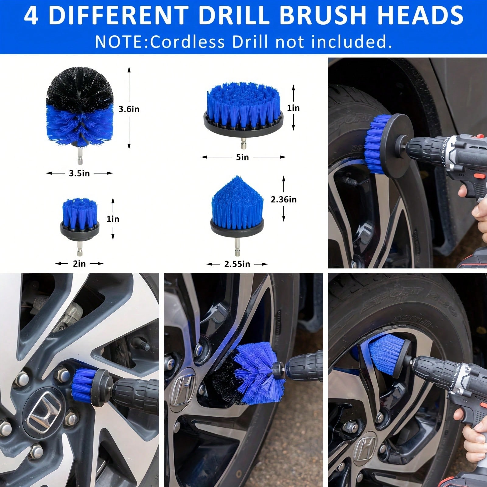 Car Detailing Brush Set, Car D - Interior Detailing Kit incelemesi ve fiyatı