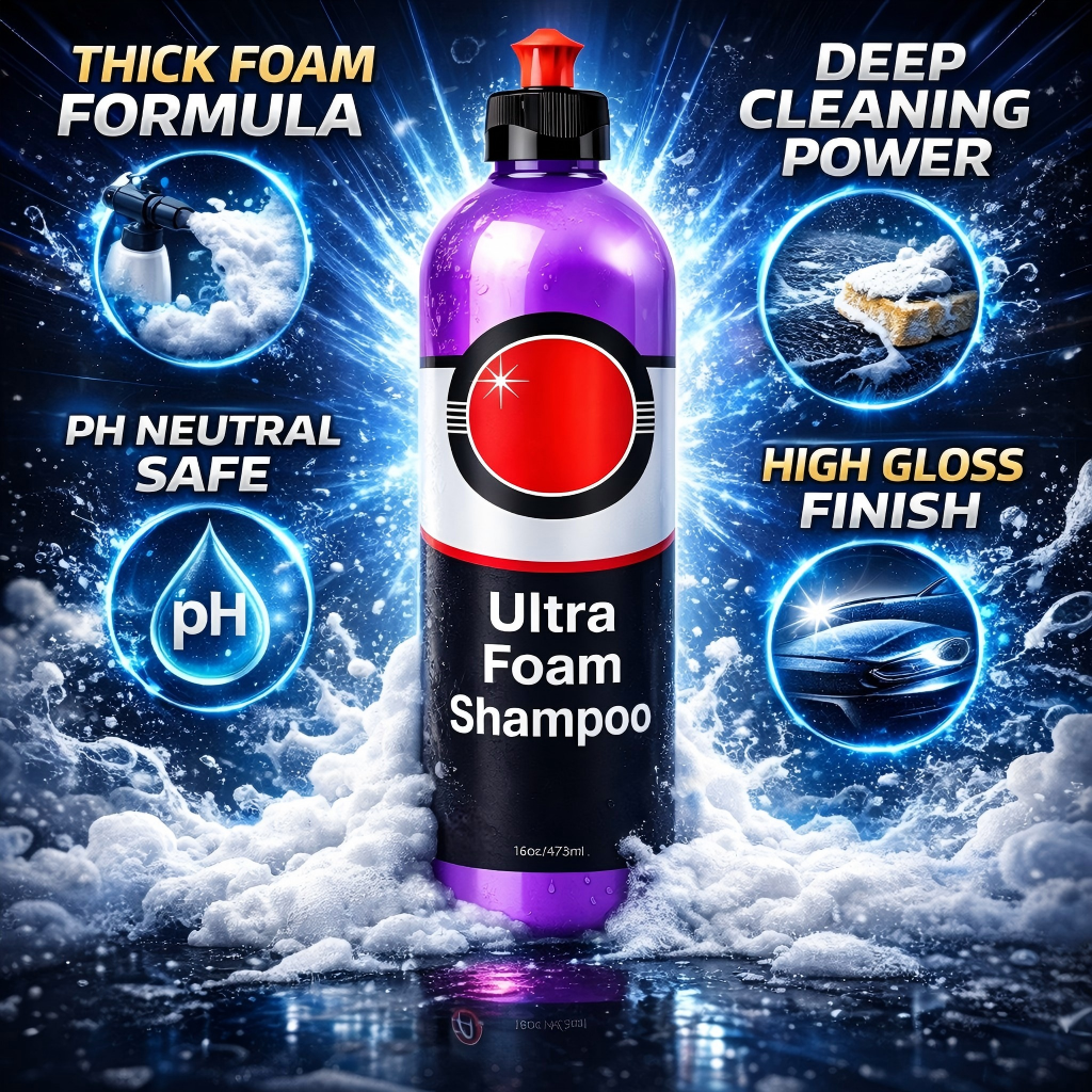 Ultra Foam Car Wash Soap 16 OZ - Car Shampoo Ph incelemesi ve fiyatı