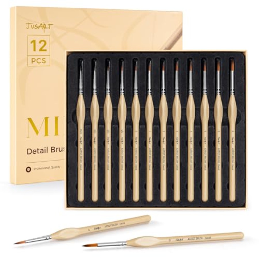 Detail Paint Brushes Set, 12 P - Detailing Brush Set incelemesi ve fiyatı