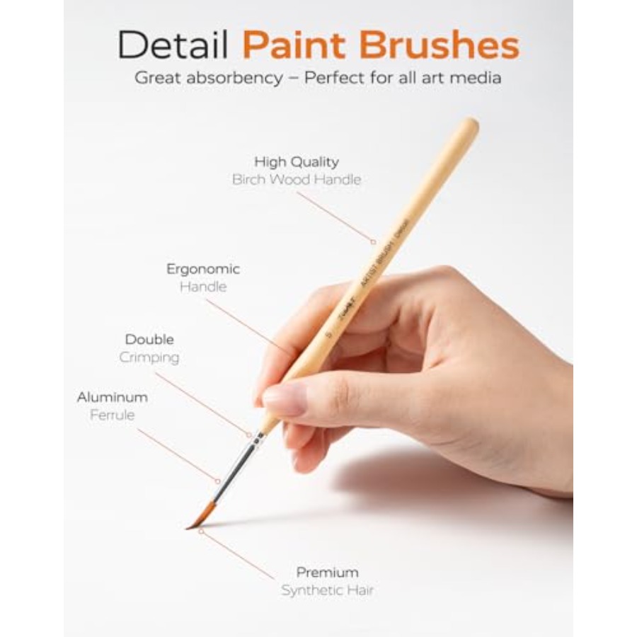 Detail Paint Brushes Set, 12 P - Detailing Brush Set incelemesi ve fiyatı