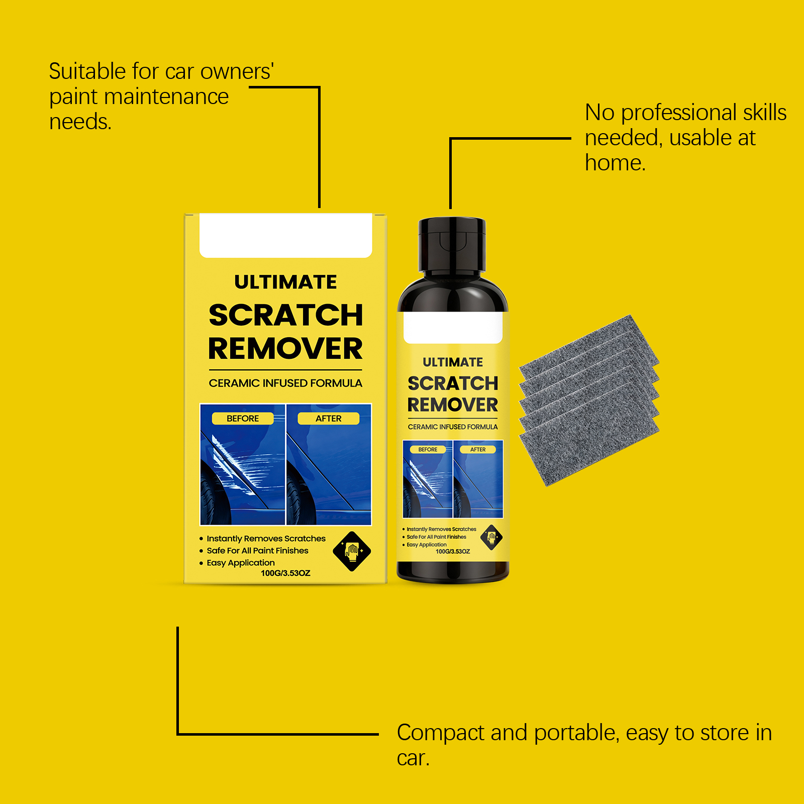 Ceramic Infused Car Scratch Re - Car Wax Ceramic Coating incelemesi ve fiyatı