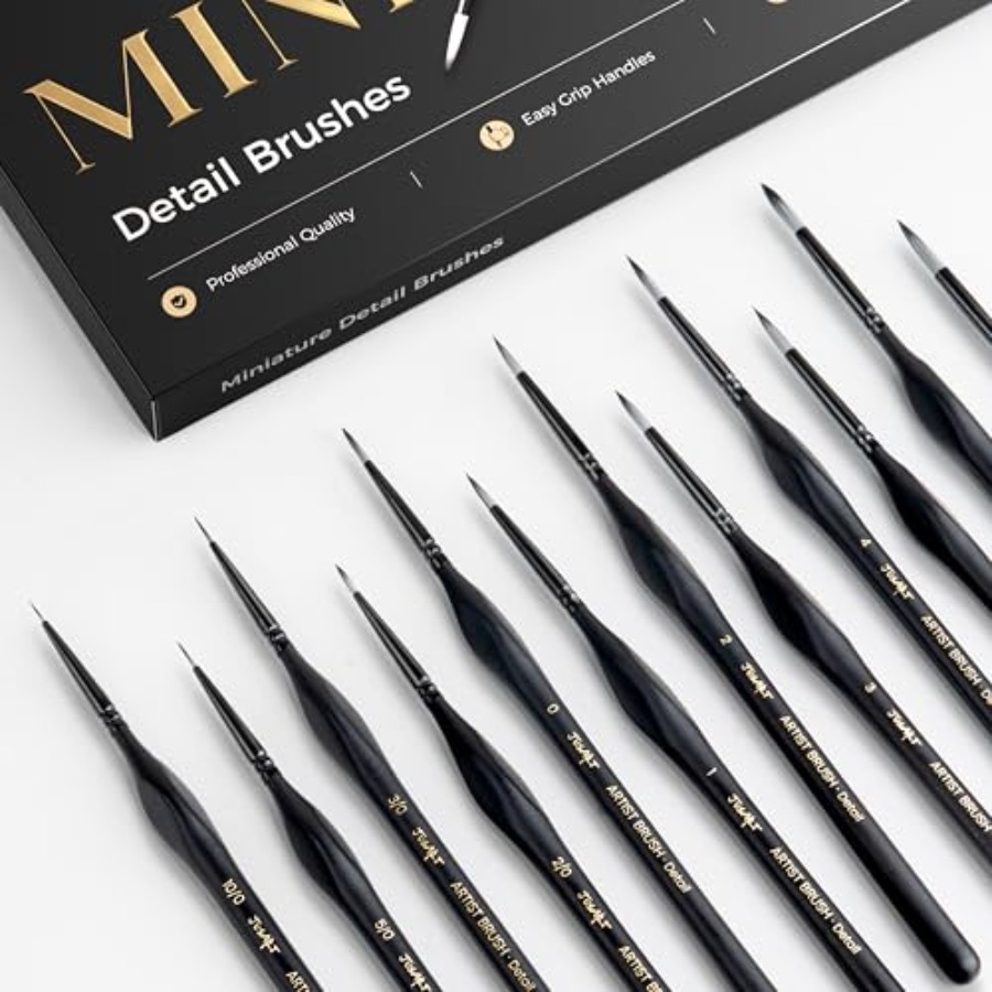 Detail Paint Brushes Set, 12 P - Detailing Brush Set incelemesi ve fiyatı