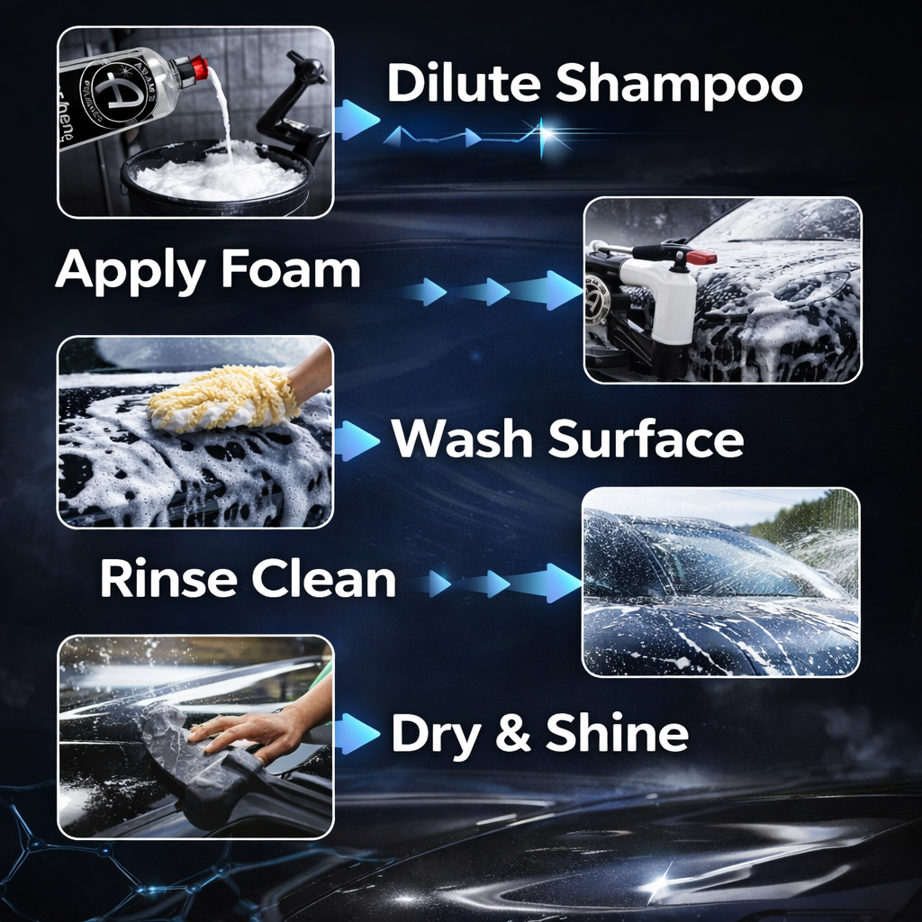 Car Wash Soap Graphene Infused - Car Shampoo Ph incelemesi ve fiyatı