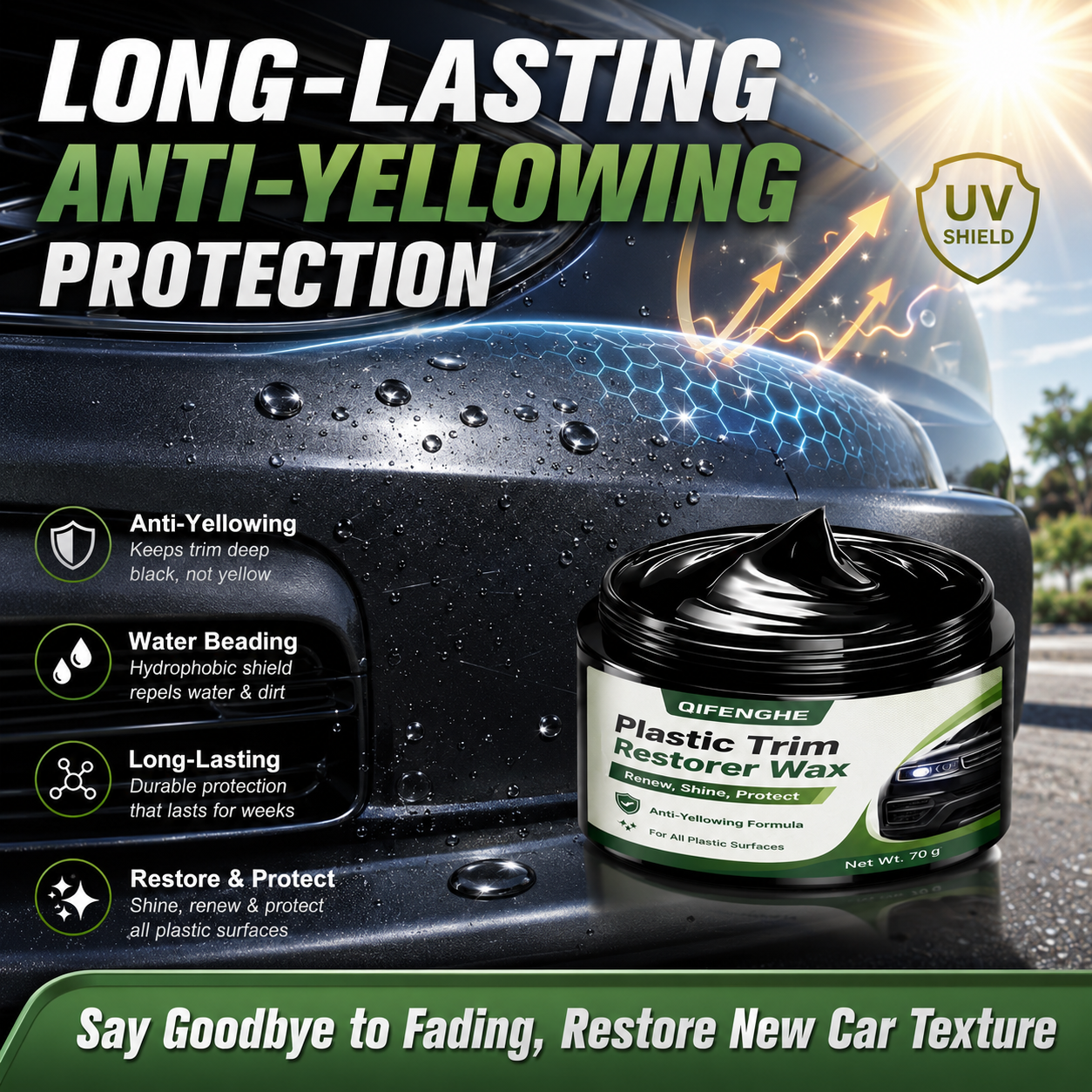 Plastic Coating Renewal Wax Ca - Trim Restorer Plastic incelemesi ve fiyatı