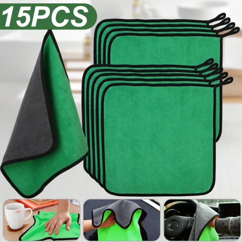 5/15pcs Microfiber Cleaning To - Microfiber Towel Detailing incelemesi ve fiyatı